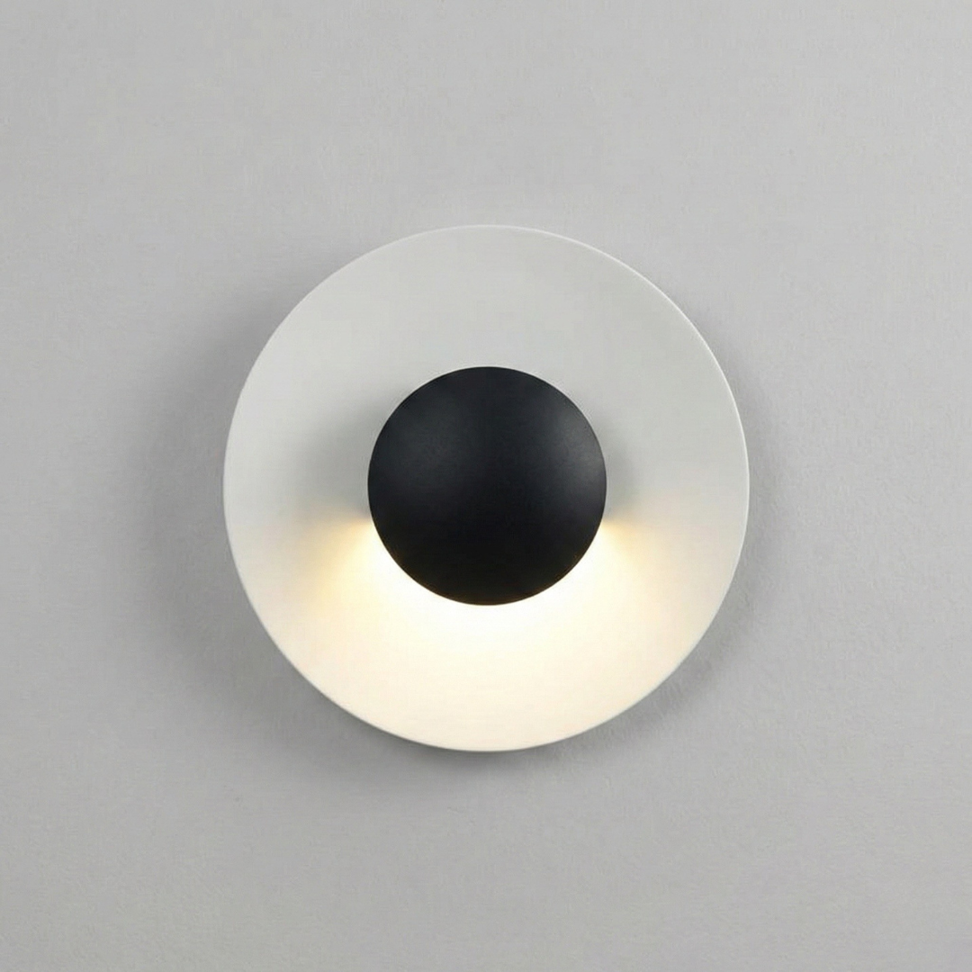 Corona Metal Disc Wall Light