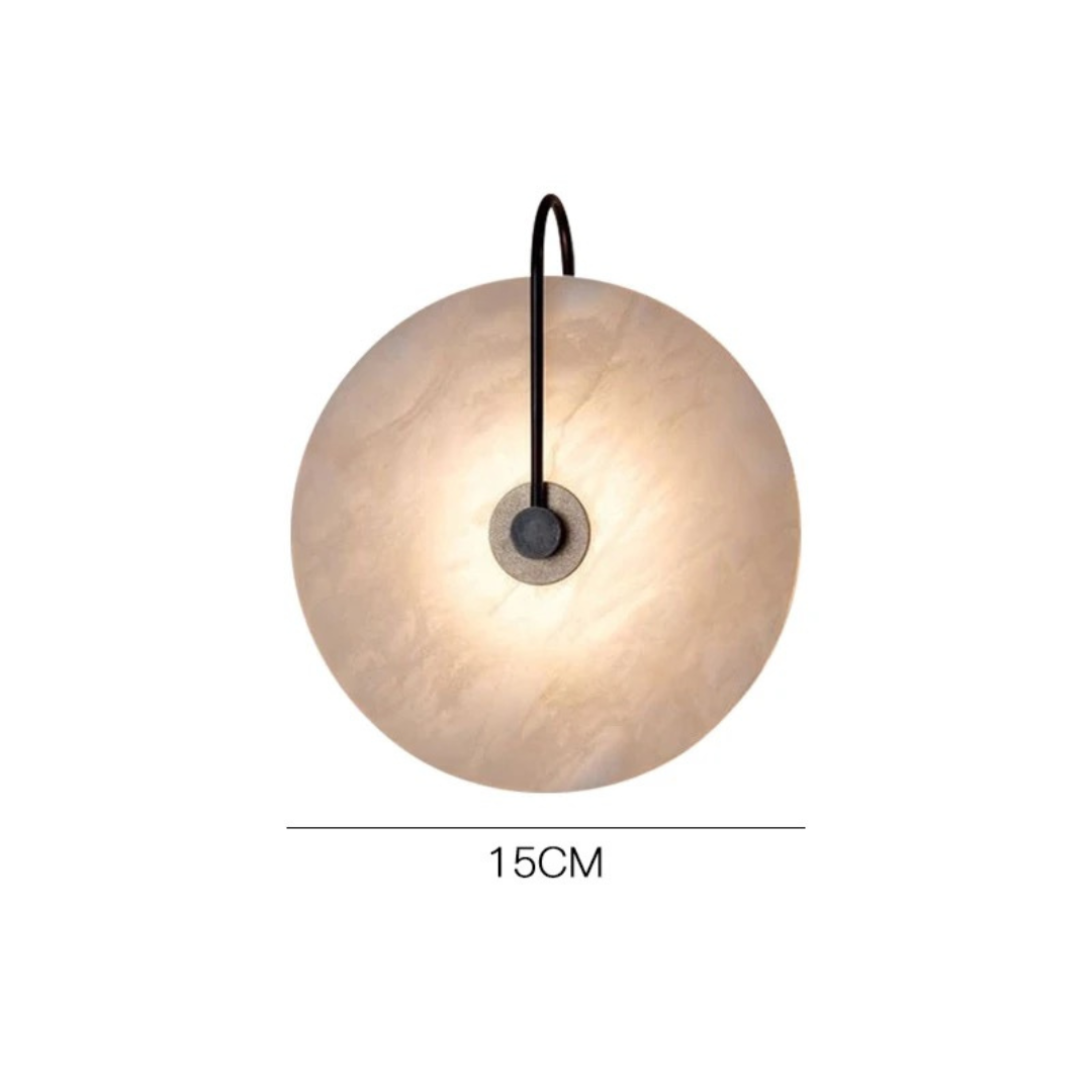 Moonstone Marble Sconce by Meretide