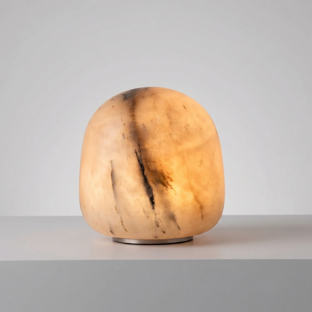 Opal Marble Stone Lamp, view 2