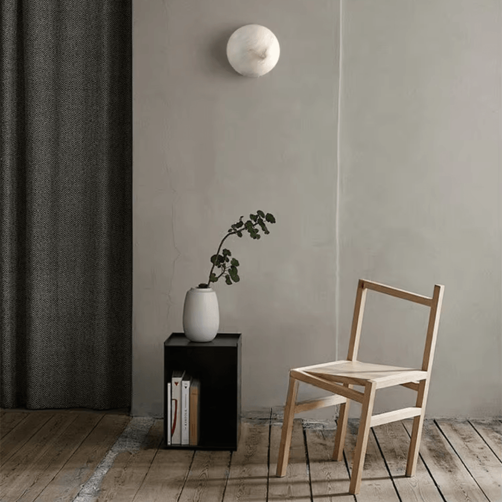 Luna Marble Wall Light by Meretide