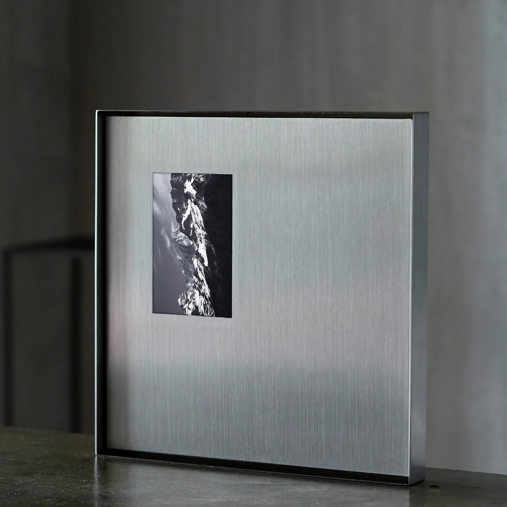 Aperture Steel Photo Frame, view 3