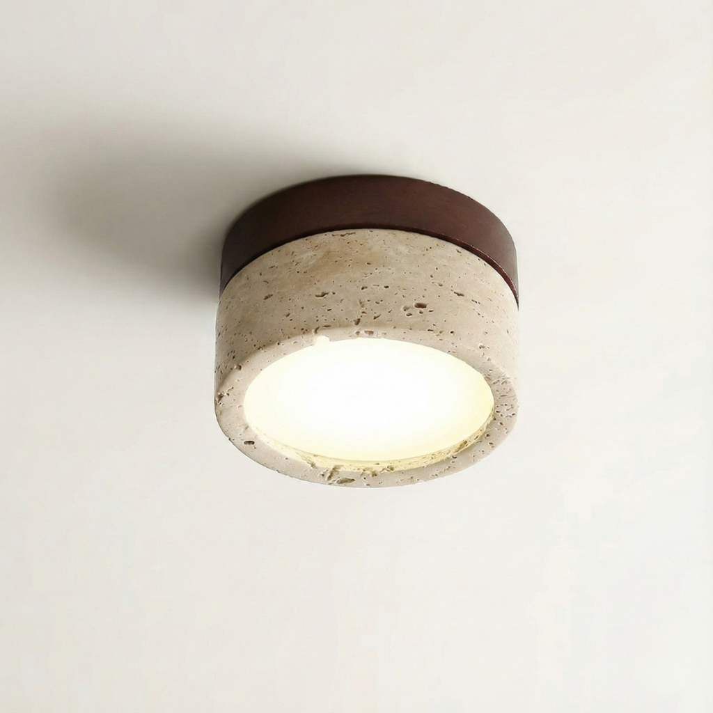 Grotto Stone Ceiling Light by Meretide