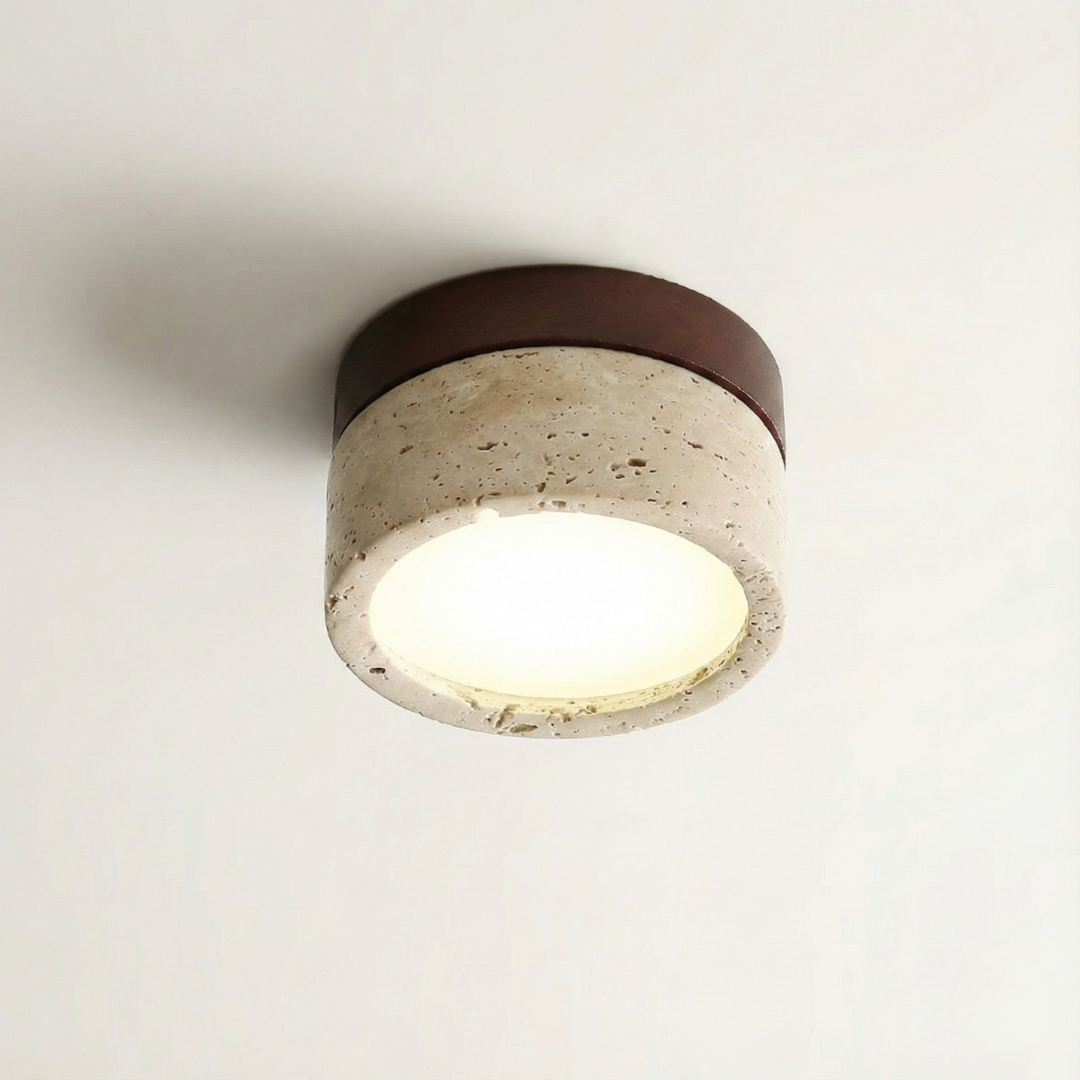 Grotto Stone Ceiling Light by Meretide
