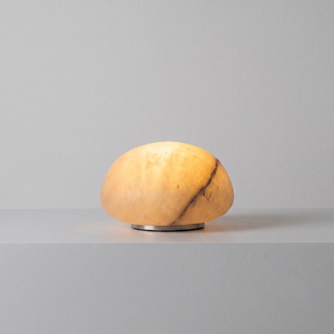 Opal Marble Stone Lamp, view 4