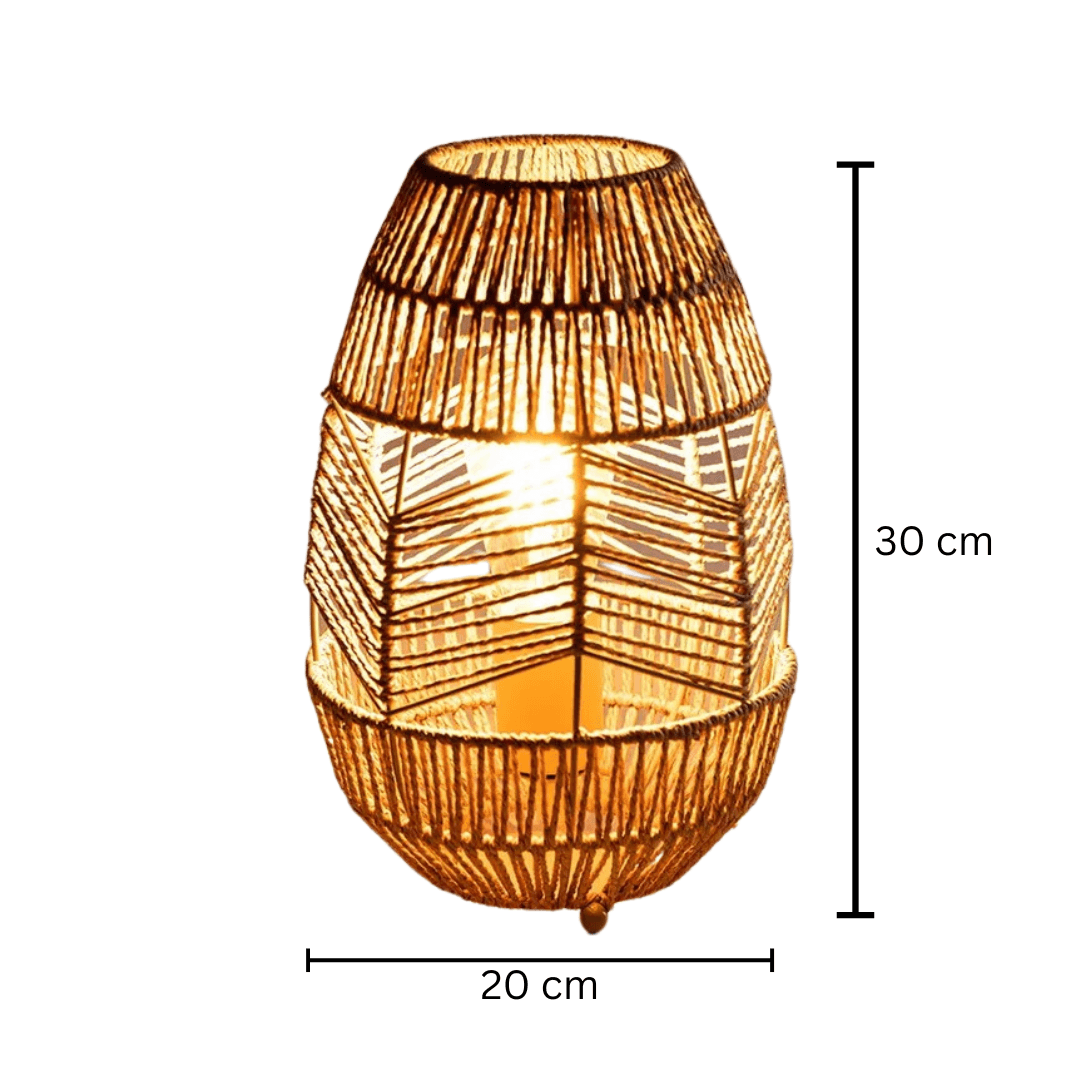 Hearth Woven Lantern Lamp, view 8