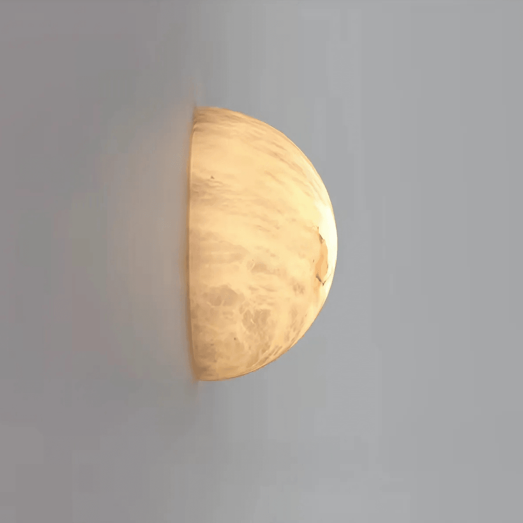 Luna Marble Wall Light by Meretide
