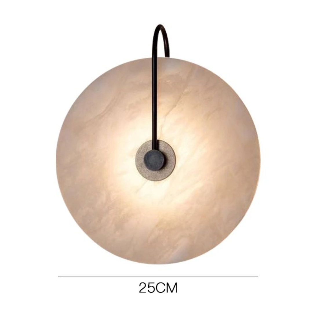 Moonstone Marble Sconce by Meretide