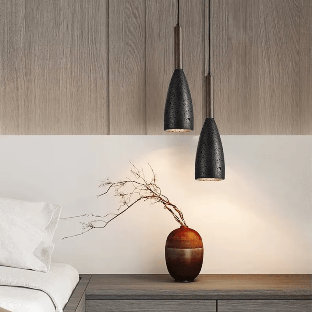 Spindle Travertine Pendant, view 4