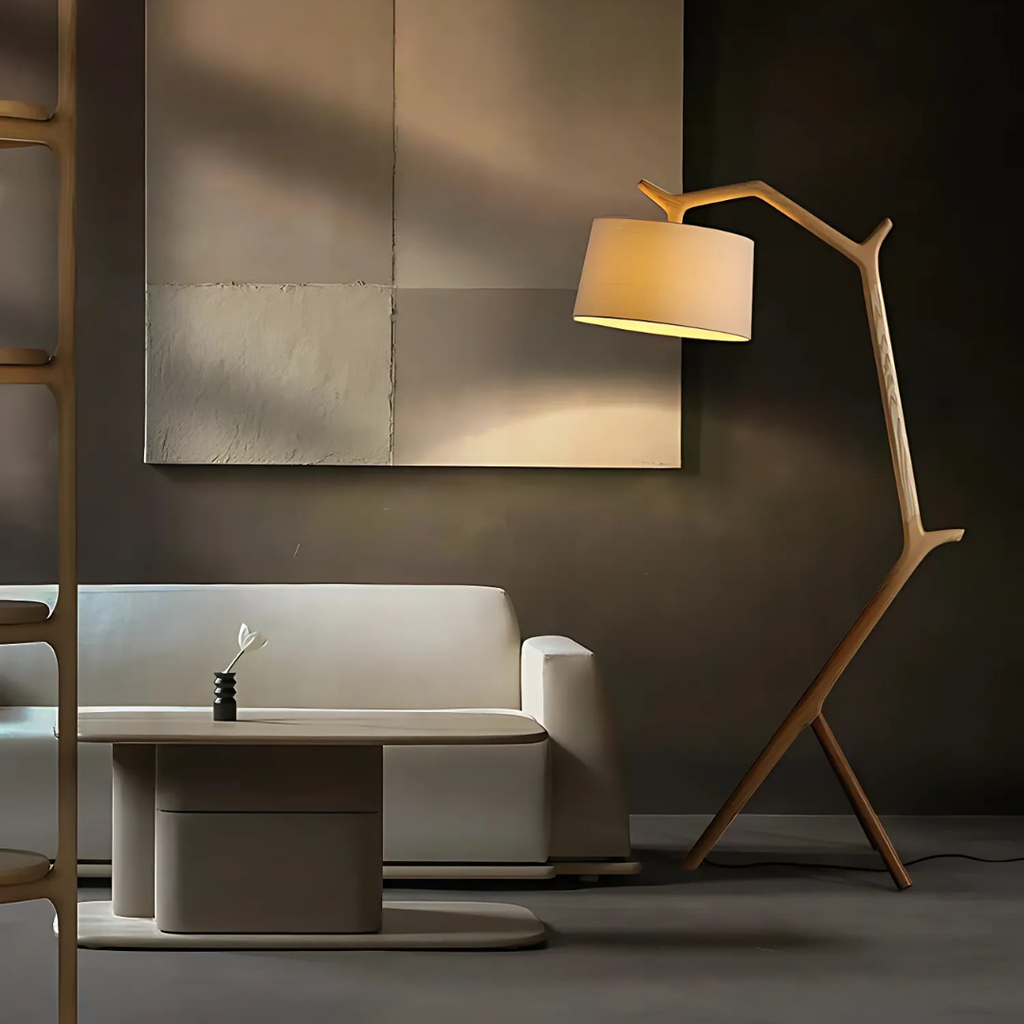 Branch Wooden Floor Lamp, view 3
