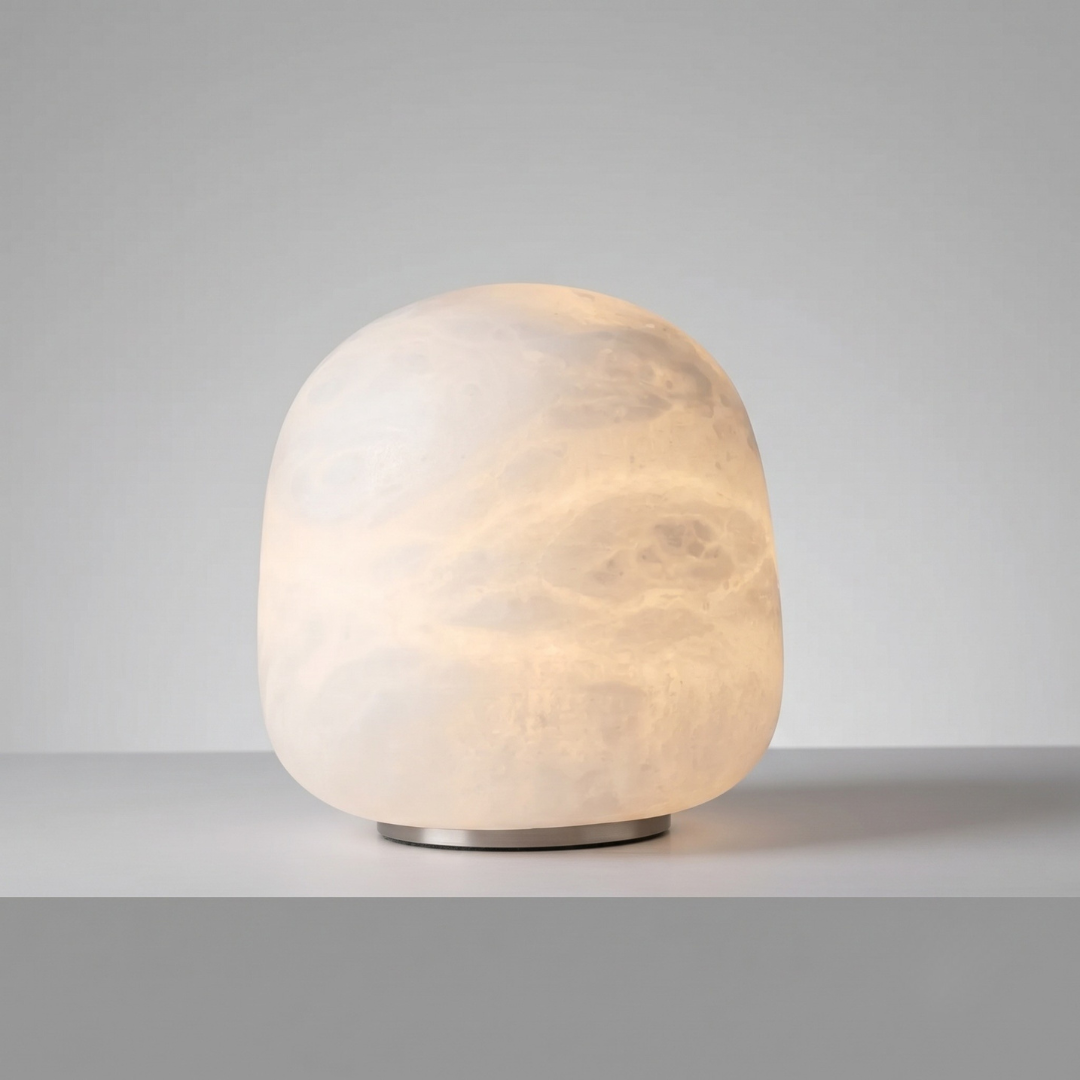 Opal Marble Stone Lamp, view 5