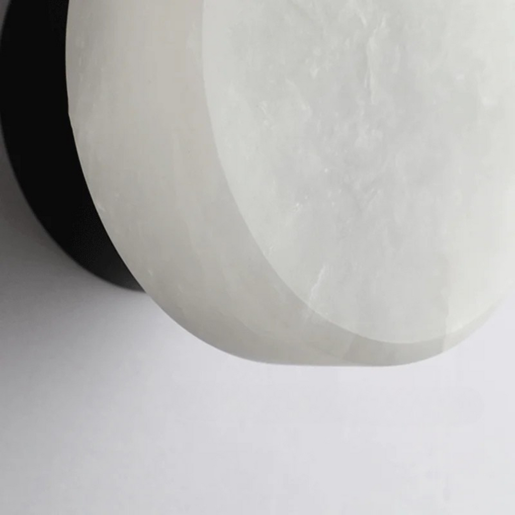 Selene Marble Disc Sconce, view 6