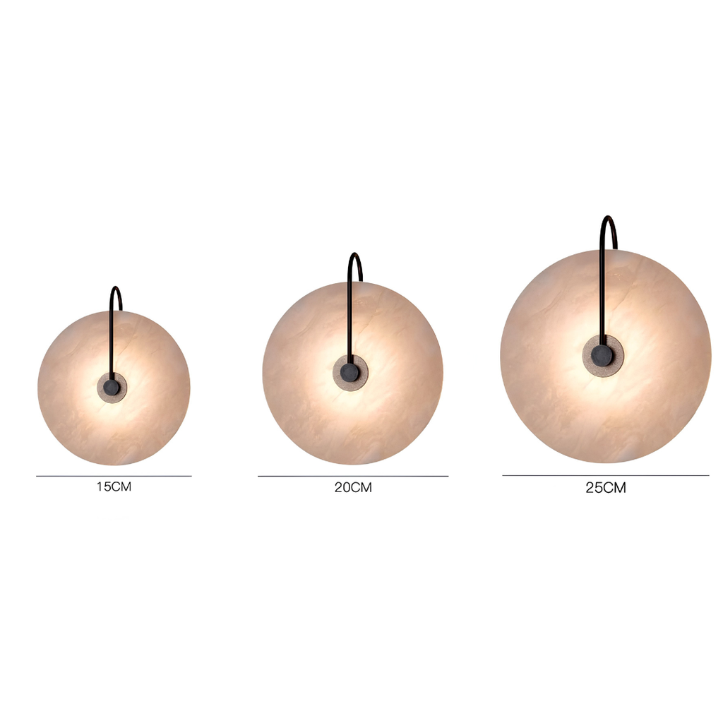 Moonstone Marble Sconce by Meretide