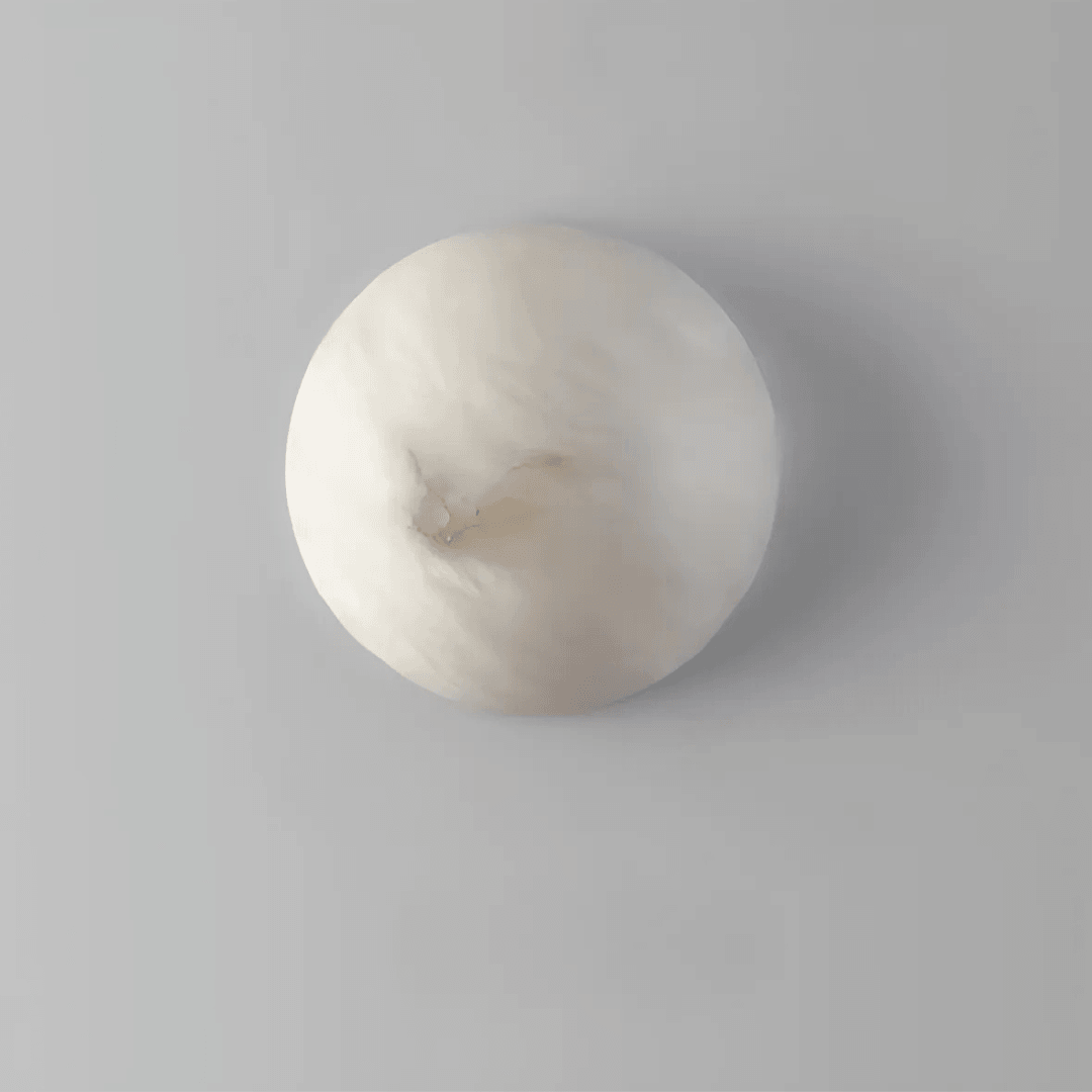 Luna Marble Wall Light by Meretide