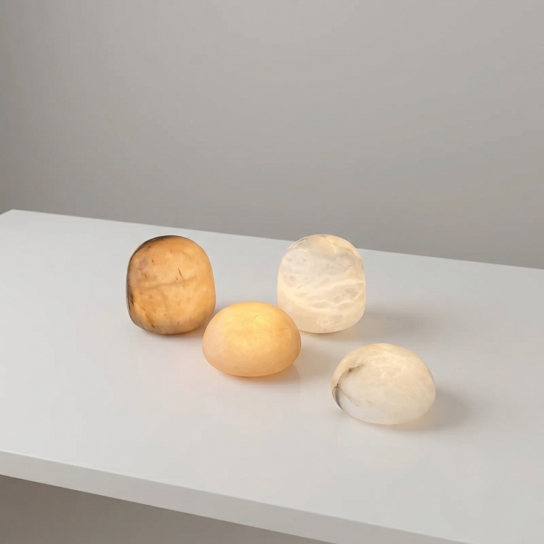 Opal Marble Stone Lamp