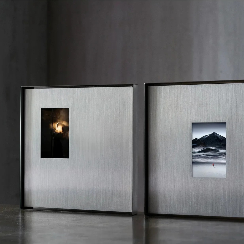 Aperture Steel Photo Frame, view 9