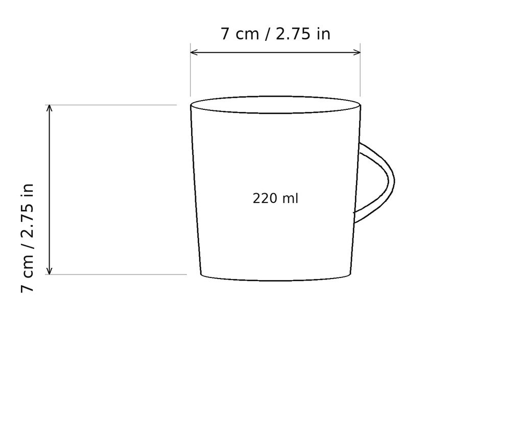 Pinna Tinted Glass Cup, view 14
