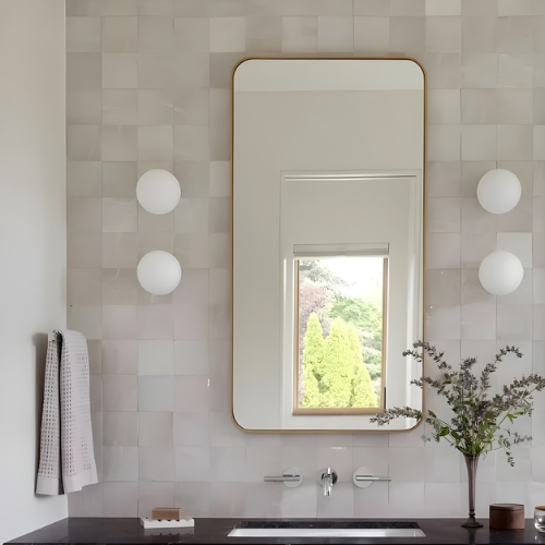 Pebble Glass & Stone Sconce by Meretide