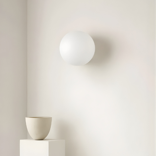 Pebble Glass & Stone Sconce by Meretide