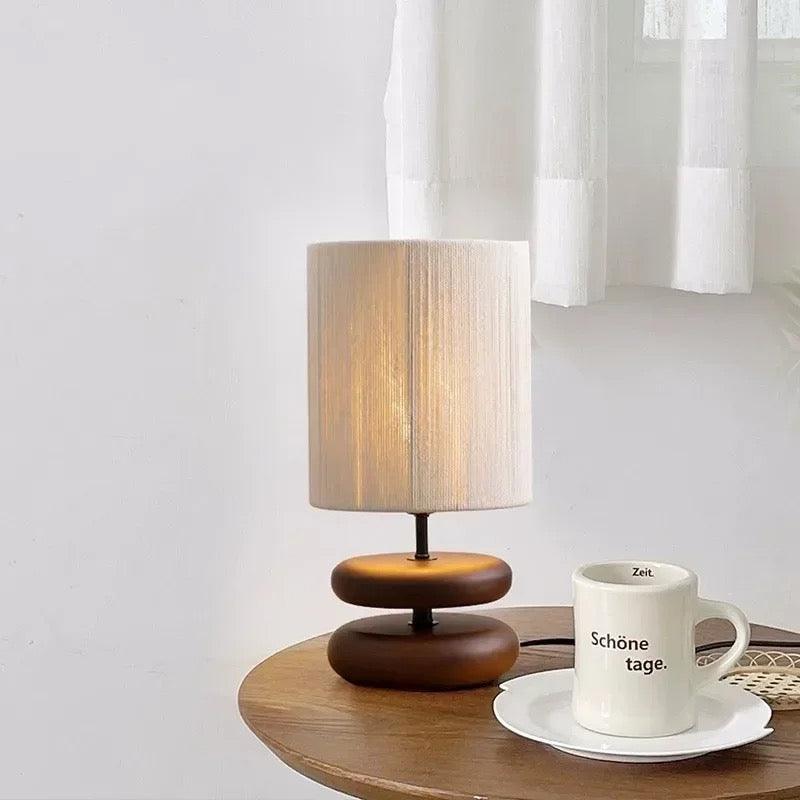 Stack Wood Table Lamp