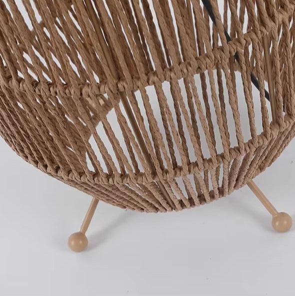 Hearth Woven Lantern Lamp, view 9