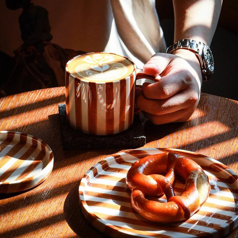 Sol Striped Breakfast Set, view 4