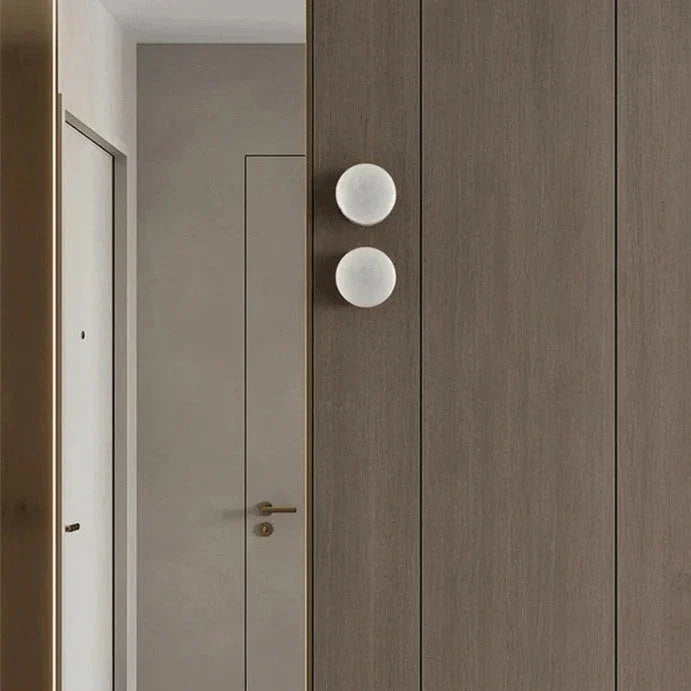 Selene Marble Disc Sconce, view 5