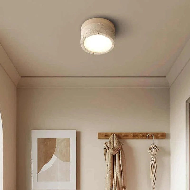 Grotto Stone Ceiling Light by Meretide
