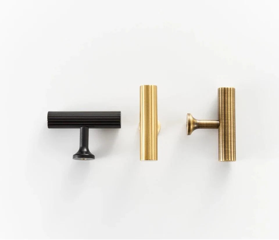 Rib Brass Knob & Pull Collection, view 9