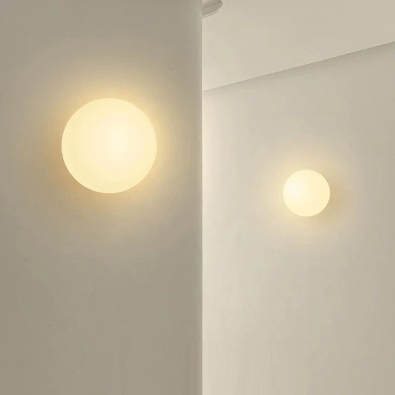Pebble Glass & Stone Sconce by Meretide