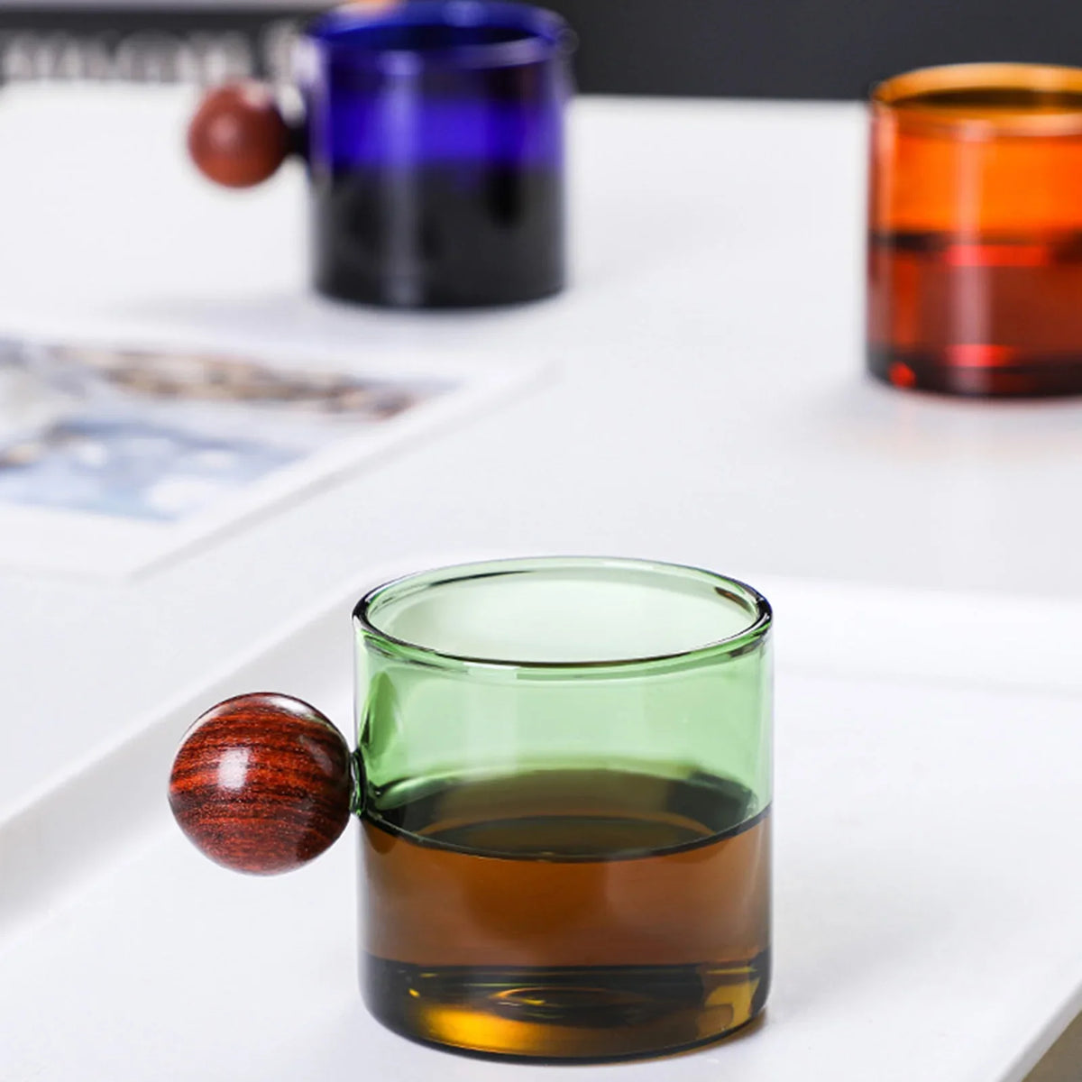 Pinna Tinted Glass Cup, view 5