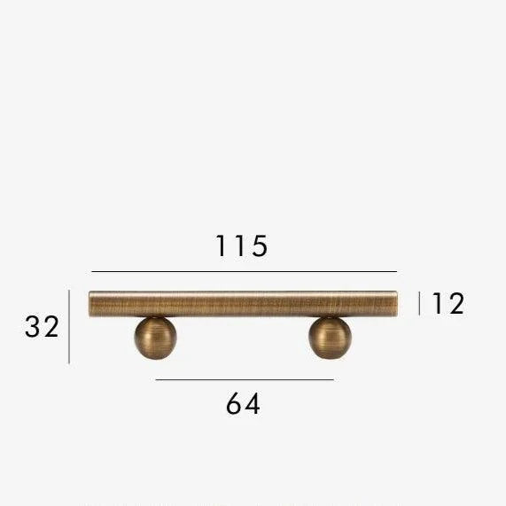 Sphere Brass Knob & Bar Pull, view 12