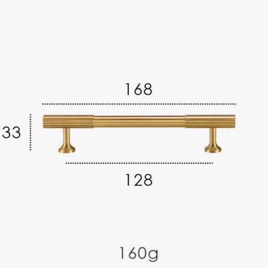 Rib Brass Knob & Pull Collection, view 34