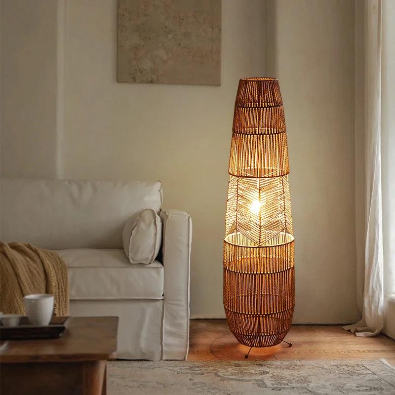Hearth Woven Lantern Lamp