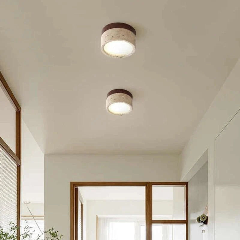 Grotto Stone Ceiling Light by Meretide