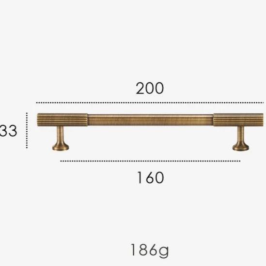 Rib Brass Knob & Pull Collection, view 27