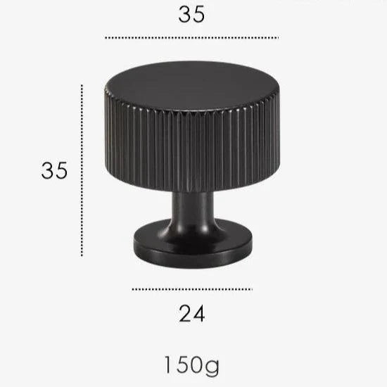 Rib Brass Knob & Pull Collection, view 39