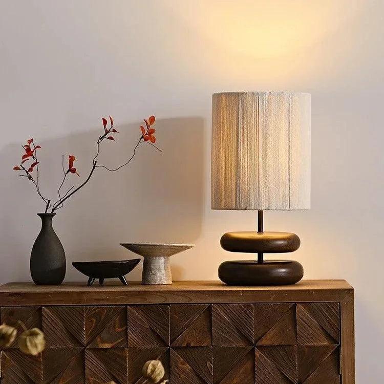 Stack Wood Table Lamp, view 4
