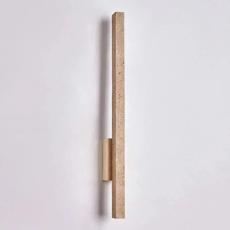 Line Travertine Linear Sconce