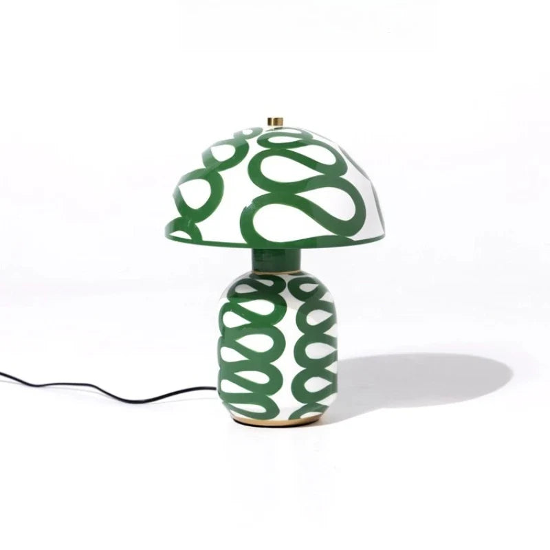 Swirl Ceramic Table Lamp, view 6