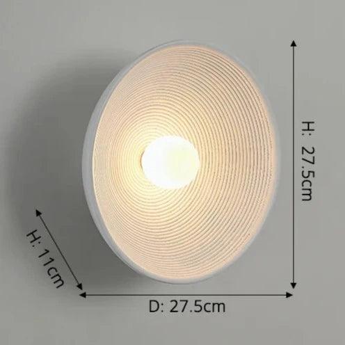 Ripple Disc Wall Light, view 10