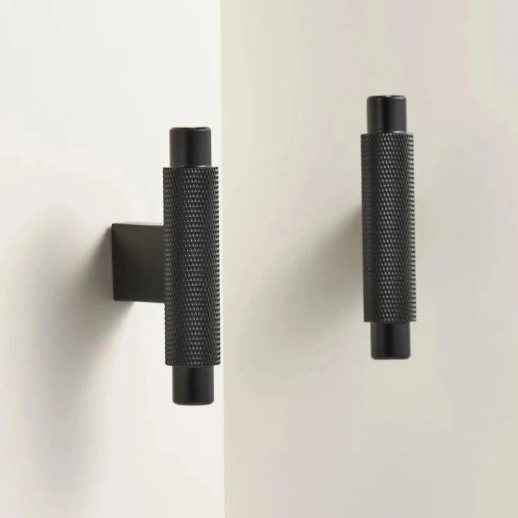 Knurl Brass T-Bar Handle, view 5