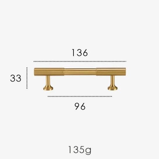 Rib Brass Knob & Pull Collection, view 35