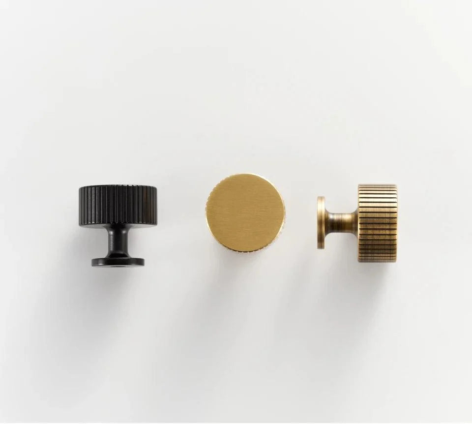 Rib Brass Knob & Pull Collection, view 13