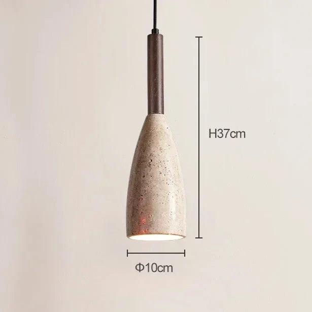 Spindle Travertine Pendant, view 9