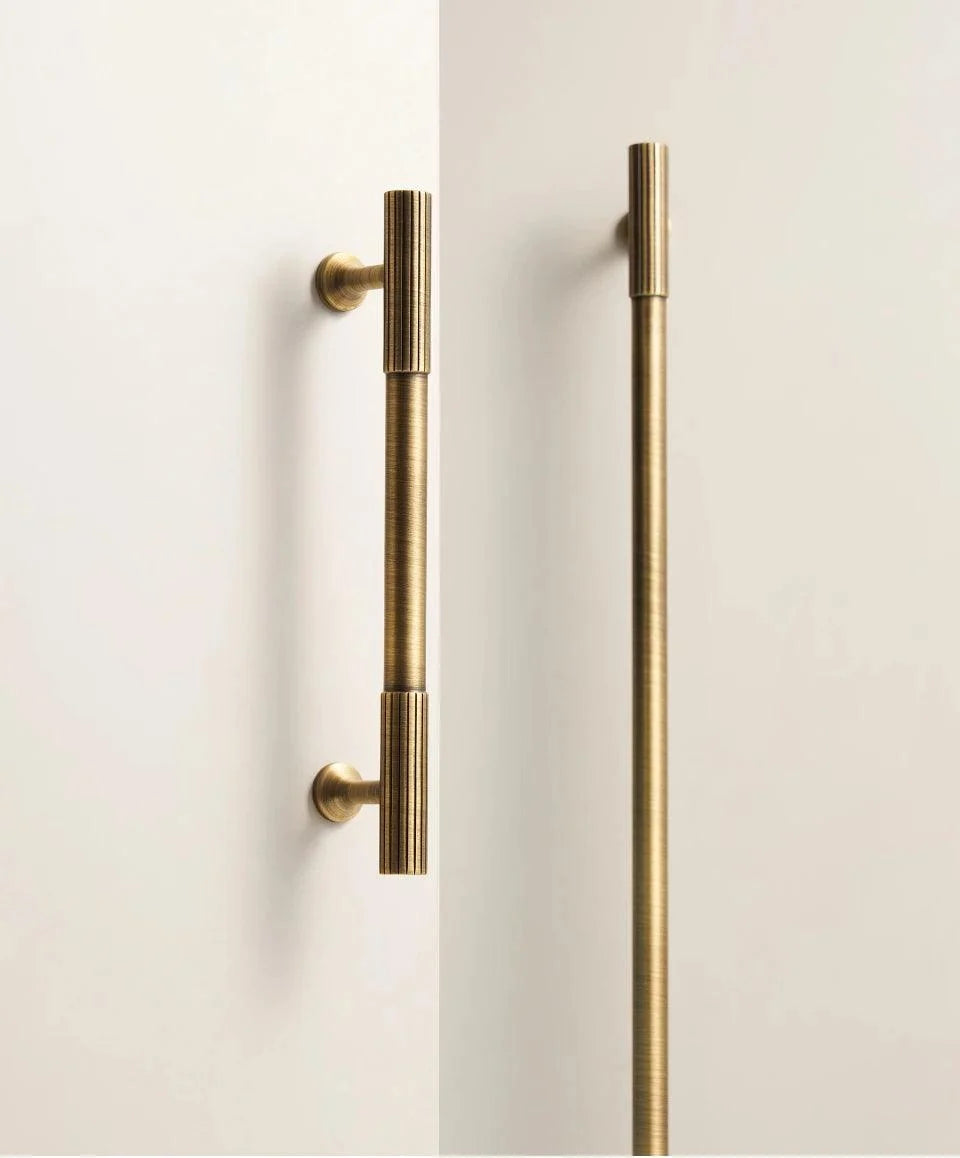 Rib Brass Knob & Pull Collection, view 6