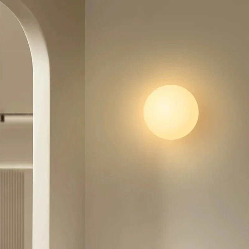 Pebble Glass & Stone Sconce by Meretide