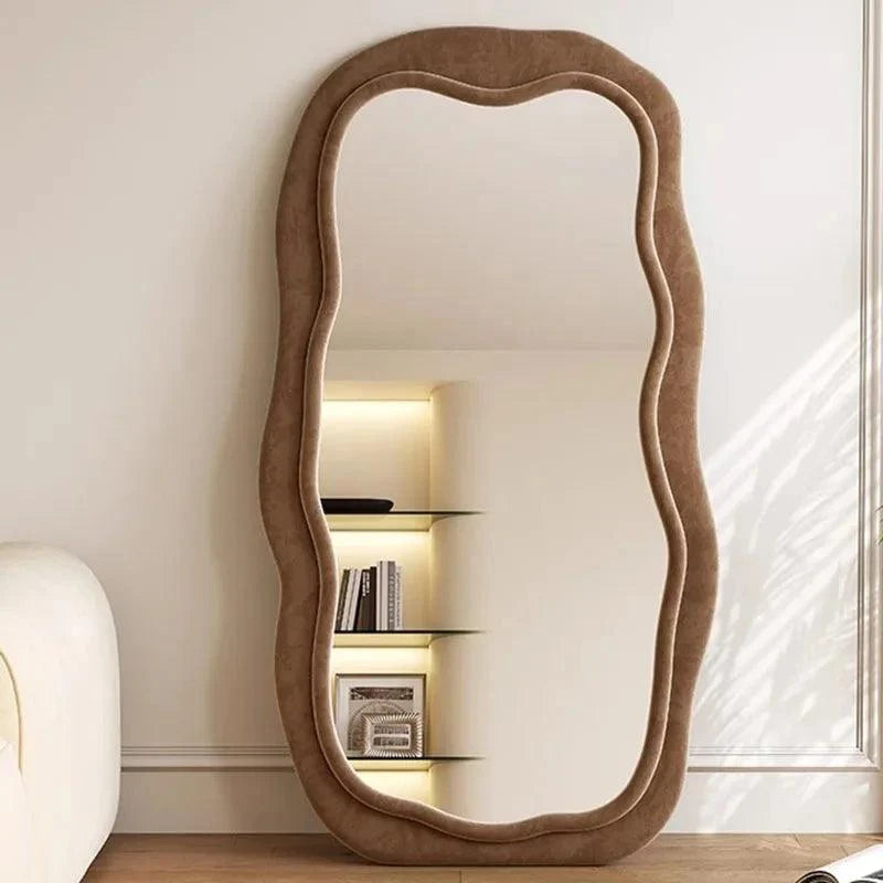 Billow Wavy Floor Mirror, view 2