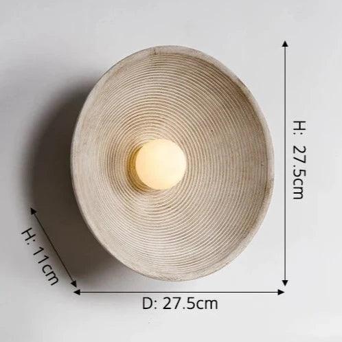 Ripple Disc Wall Light, view 9