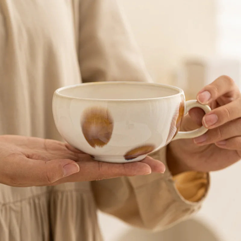 Petal Ceramic Cappuccino Cup, view 6