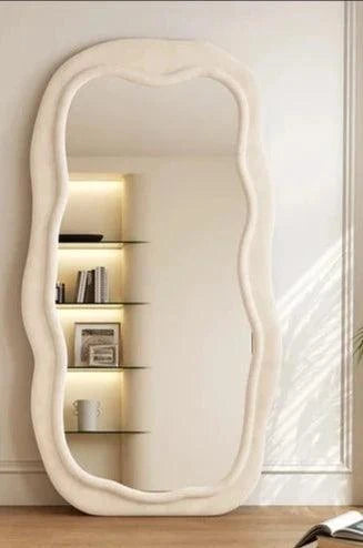 Billow Wavy Floor Mirror, view 4